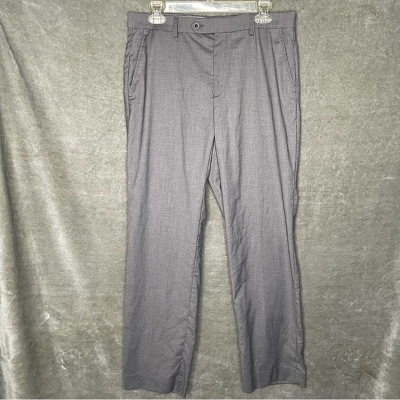 Michael Kors Men’s Grey Suit Dress Pants 32W x 30L Classic Gray Slacks - Picture 2 of 8